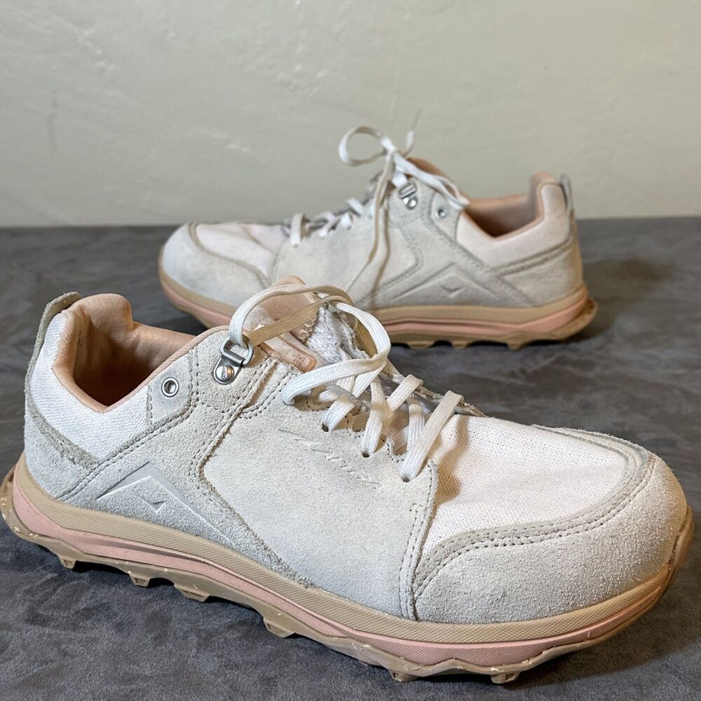 Altra Women’s Running Shoes 10.5 Duratread Lone Peak Alpine Trail Off White - Picture 6 of 9